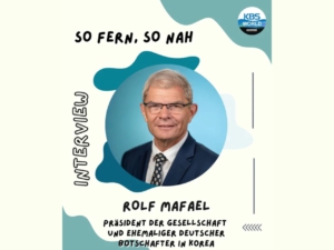 DKG-Präsident Rolf Mafael im Interview bei KBS World German Radio